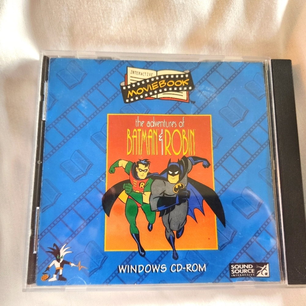 RARE-Vtg Batman & Robin Windows Game